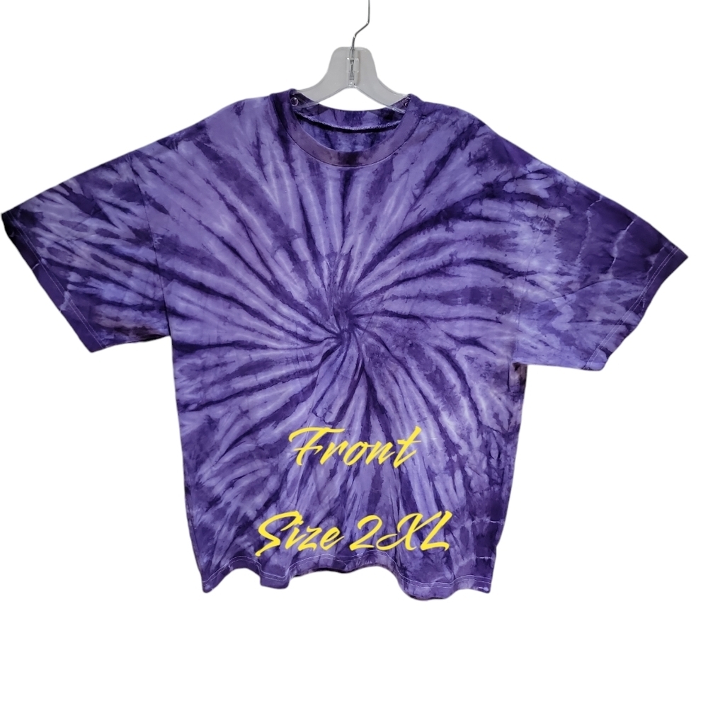 NWOT Assholes Live Forever Size 2XL Purple Tie Dye T-shirt Fits Like XL Unisex